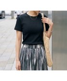 【スタイルデリ/STYLE DELI】の【Made in JAPAN】リブ半袖カットソートップス ブラック|ID: prp329100004983354 ipo3291000000037331669
