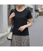 【スタイルデリ/STYLE DELI】の【Made in JAPAN】フライス半袖カットソートップス 大人の最旬トレンドファッション＆コーディネート founy(ファウニー) ファッション Fashion レディースファッション Fashion for Women トップス・カットソー Cut & Sew Tops カットソー・ベーシックTシャツ Cut-and-Sewn Tops / Stretch Tees & Basics イエロー Yellow インナー Innerwear カットソー Cut and Sewn Top ジャケット Jacket, Outerwear ストレート Straight, Straight Cut スリット Slit, Slit Detail タンク Tank Top, Sleeveless Top 定番 Standard, Basic Item 人気 Popular, Best Seller フィット Fit, Slim Fit フォルム Silhouette, Form ベーシック Basic, Essential 半袖 Short Sleeve, Half Sleeve 日本製 Made In Japan 夏 Summer エレガント 上品 Elegant thumbnail ブラック|ID: prp329100004983355 ipo3291000000037331675