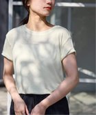 【スローブ イエナ/SLOBE IENA】の《追加》スラブ天竺5分袖TEE 大人の最旬トレンドファッション＆コーディネート founy(ファウニー) ファッション Fashion レディースファッション Fashion for Women トップス・カットソー Cut & Sew Tops 2025年 2025 2025春夏・S/S Spring/Summer 2025 SS25 パープル Purple, Violet 人気 Popular, Best Seller thumbnail グリーン B|ID: prp329100004983357 ipo3291000000037331686