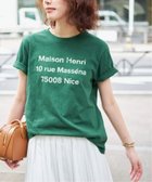 【スローブ イエナ/SLOBE IENA】のアソートグラフィックロゴTEE 大人の最旬トレンドファッション＆コーディネート founy(ファウニー) ファッション Fashion レディースファッション Fashion for Women コンパクト Compact, Small Size シンプル Simple, Minimal スラックス Slacks, Dress Pants デニム Denim, Jeans Material 定番 Standard, Basic Item バランス Balance, Style Balance プリント Print, Printed Pattern ボトム Bottoms, Lower Wear ラバー Rubber, Rubber Sole 2026年 2026 2026春夏・S/S Spring/Summer 2026 SS26 thumbnail グリーン|ID: prp329100004983358 ipo3291000000037331691