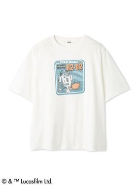 【ファーファー/FURFUR】の【STAR WARS(TM)】グラフィックプリントレースTシャツ 大人の最旬トレンドファッション＆コーディネート founy(ファウニー) ファッション Fashion レディースファッション Fashion for Women トップス・カットソー Cut & Sew Tops シャツ・ブラウス・オフィスカジュアル Elegant Blouses & Button-Ups ロングTシャツ・Tシャツ Longline T-Shirts & Tees グラフィック Graphic, Graphic Design ケミカル Chemical, Chemical Wash スマート Smart, Elegant バランス Balance, Style Balance ビッグ Big, Oversized プリント Print, Printed Pattern レース Lace, Lace Fabric |ID:prp329100004983364