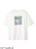 【ファーファー/FURFUR】の【STAR WARS(TM)】グラフィックプリントレースTシャツ 大人の最旬トレンドファッション＆コーディネート founy(ファウニー) ファッション Fashion レディースファッション Fashion for Women トップス・カットソー Cut & Sew Tops シャツ・ブラウス・オフィスカジュアル Elegant Blouses & Button-Ups ロングTシャツ・Tシャツ Longline T-Shirts & Tees グラフィック Graphic, Graphic Design ケミカル Chemical, Chemical Wash スマート Smart, Elegant バランス Balance, Style Balance ビッグ Big, Oversized プリント Print, Printed Pattern レース Lace, Lace Fabric |ID:prp329100004983364