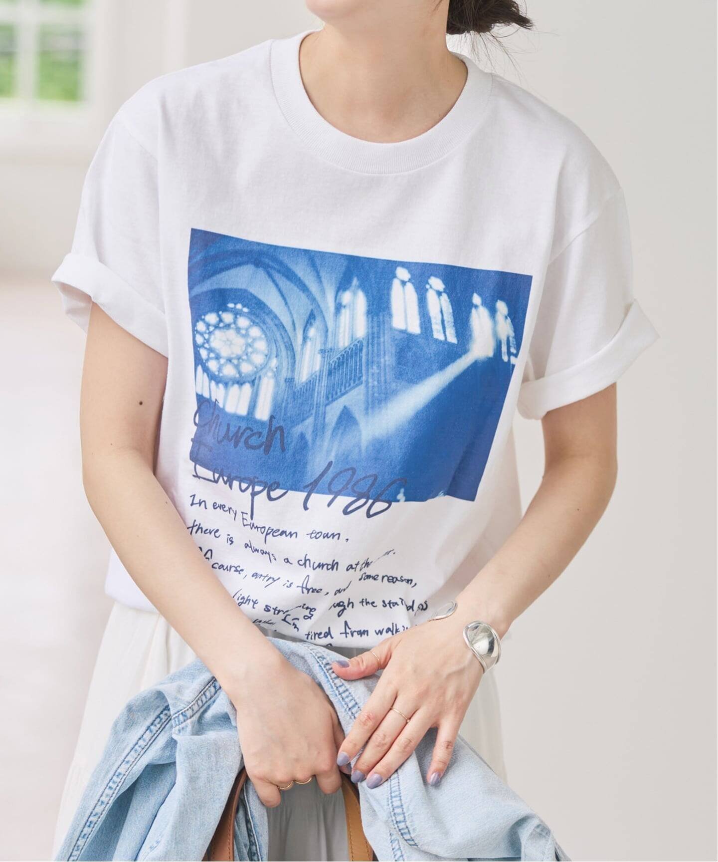 【スピック&スパン/Spick & Span】のOFF SESSION / オフ セッション PHOTO Tee インテリア・キッズ・メンズ・レディースファッション・服の通販 founy(ファウニー) 　ファッション　Fashion　レディースファッション　Fashion for Women　プリント　Print, Printed Pattern　犬　Dog　ホワイト A|ID: prp329100004983365 ipo3291000000037331716