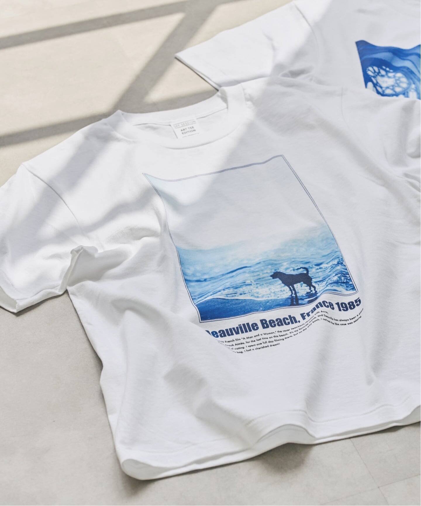 【スピック&スパン/Spick & Span】のOFF SESSION / オフ セッション PHOTO Tee インテリア・キッズ・メンズ・レディースファッション・服の通販 founy(ファウニー) 　ファッション　Fashion　レディースファッション　Fashion for Women　プリント　Print, Printed Pattern　犬　Dog　ホワイト C|ID: prp329100004983365 ipo3291000000037331717