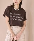 【ジャーナルスタンダード/JOURNAL STANDARD】の《追加2》汗ジミ防止天竺プリントT 大人の最旬トレンドファッション＆コーディネート founy(ファウニー) ファッション Fashion レディースファッション Fashion for Women インナー Innerwear シンプル Simple, Minimal プリント Print, Printed Pattern ベーシック Basic, Essential 夏 Summer thumbnail ブラウン|ID: prp329100004983366 ipo3291000000037331721