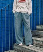【ニコアンド/niko and】のDRYクシュイージーパンツ 大人の最旬トレンドファッション＆コーディネート founy(ファウニー) ファッション Fashion レディースファッション Fashion for Women パンツ Pants & Trousers カットソー Cut and Sewn Top ギャザー Gathered, Ruffled シンプル Simple, Minimal 人気 Popular, Best Seller ポケット Pocket, Pocket Detail 別注 Limited Edition, Custom Order 無地 Plain, Solid Color ワイド Wide, Wide Fit おすすめ Recommended / Our Picks エレガント 上品 Elegant thumbnail ブルーストライプ|ID: prp329100004983370 ipo3291000000037331742