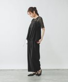 【グローバルワーク/GLOBAL WORK】のさらさらリラックスキャミ*パンツSET/636257 大人の最旬トレンドファッション＆コーディネート founy(ファウニー) ファッション Fashion レディースファッション Fashion for Women パンツ Pants & Trousers おすすめ Recommended / Our Picks キャミ Camisole, Cami Top ギャザー Gathered, Ruffled シンプル Simple, Minimal セットアップ Set-Up, Coordinated Outfit リボン Ribbon, Bow リラックス Relax, Relaxed Fit 夏 Summer 旅行 Travel 楽ちん Easy Fit, Comfortable thumbnail ブラック×ブラック09|ID: prp329100004983372 ipo3291000000037331760