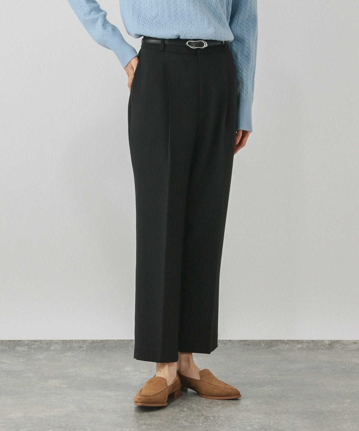 【グローバルワーク/GLOBAL WORK】のウツクシルエット極みストレートパンツ/603984 インテリア・キッズ・メンズ・レディースファッション・服の通販 founy(ファウニー) 　ファッション　Fashion　レディースファッション　Fashion for Women　パンツ　Pants & Trousers　インナー　Innerwear　オケージョン　Occasion Wear　ギャザー　Gathered, Ruffled　ジャケット　Jacket, Outerwear　ストレッチ　Stretch, Stretchy Fabric　ストレート　Straight, Straight Cut　セットアップ　Set-Up, Coordinated Outfit　ダブル　Double, Double-Breasted　定番　Standard, Basic Item　人気　Popular, Best Seller　パターン　Pattern, Design Print　フィット　Fit, Slim Fit　フラット　Flat, Flat Shoes　メランジ　Melange, Mixed Yarn　おすすめ　Recommended / Our Picks　セレモニー　Ceremony　ビジネス 仕事 通勤　Business / Work / Commuting　ブラック09|ID: prp329100004983376 ipo3291000000037331787