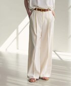 【ノーブル / スピック&スパン/NOBLE / Spick & Span】の《追加・セットアップ対応》エステルツイルストレッチスラックスパンツ 大人の最旬トレンドファッション＆コーディネート founy(ファウニー) ファッション Fashion レディースファッション Fashion for Women セットアップ Matching Sets レディースパンツ・ボトムス Pants & Trousers / Bottoms スタイリッシュ Stylish, Fashionable セットアップ Set-Up, Coordinated Outfit ツイル Twist, Twisted Detail 人気 Popular, Best Seller 洗える Machine Washable thumbnail ホワイト|ID: prp329100004983377 ipo3291000000037331791