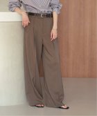 【ノーブル / スピック&スパン/NOBLE / Spick & Span】の《追加・セットアップ対応》エステルツイルストレッチスラックスパンツ 大人の最旬トレンドファッション＆コーディネート founy(ファウニー) ファッション Fashion レディースファッション Fashion for Women セットアップ Matching Sets レディースパンツ・ボトムス Pants & Trousers / Bottoms スタイリッシュ Stylish, Fashionable セットアップ Set-Up, Coordinated Outfit ツイル Twist, Twisted Detail 人気 Popular, Best Seller 洗える Machine Washable thumbnail ブラウン|ID: prp329100004983377 ipo3291000000037331793