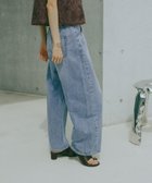 【グローバルワーク/GLOBAL WORK】のGOODデニムバレルCOOL/627009 大人の最旬トレンドファッション＆コーディネート founy(ファウニー) ファッション Fashion レディースファッション Fashion for Women カットソー Cut and Sewn Top クール Cool, Chic シンプル Simple, Minimal ジャケット Jacket, Outerwear ジーンズ Jeans, Denim Pants デニム Denim, Jeans Material トレンド Trend, Trending Now フリル Frill, Ruffle 羽織 Haori, Light Jacket リネン Linen, Linen Fabric リラックス Relax, Relaxed Fit レース Lace, Lace Fabric 楽ちん Easy Fit, Comfortable おすすめ Recommended / Our Picks 夏 Summer 旅行 Travel thumbnail ブルー83|ID: prp329100004983380 ipo3291000000037331820