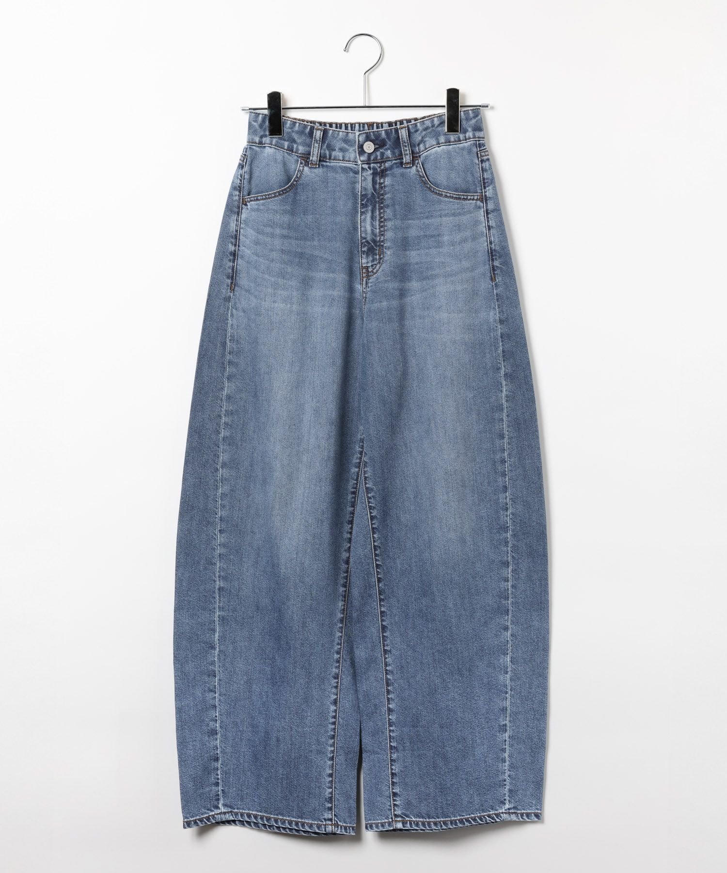 【グローバルワーク/GLOBAL WORK】のGOODデニムバレルCOOL/627009 インテリア・キッズ・メンズ・レディースファッション・服の通販 founy(ファウニー) 　ファッション　Fashion　レディースファッション　Fashion for Women　カットソー　Cut and Sewn Top　クール　Cool, Chic　シンプル　Simple, Minimal　ジャケット　Jacket, Outerwear　ジーンズ　Jeans, Denim Pants　デニム　Denim, Jeans Material　トレンド　Trend, Trending Now　フリル　Frill, Ruffle　羽織　Haori, Light Jacket　リネン　Linen, Linen Fabric　リラックス　Relax, Relaxed Fit　レース　Lace, Lace Fabric　楽ちん　Easy Fit, Comfortable　おすすめ　Recommended / Our Picks　夏　Summer　旅行　Travel　ミドルブルー85|ID: prp329100004983380 ipo3291000000037331822