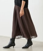 【ビアズリー/BEARDSLEY】のNEWシワシフォンギャザーパンツ 大人の最旬トレンドファッション＆コーディネート founy(ファウニー) ファッション Fashion レディースファッション Fashion for Women パンツ Pants & Trousers ギャザー Gathered, Ruffled シフォン Chiffon, Lightweight Fabric ドレープ Drape, Draping Fabric バランス Balance, Style Balance フェミニン Feminine, Girly ポケット Pocket, Pocket Detail リラックス Relax, Relaxed Fit 再入荷 Restock / Back in Stock エレガント 上品 Elegant thumbnail ブラウン|ID: prp329100004983383 ipo3291000000037331839