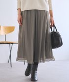 【ビアズリー/BEARDSLEY】のNEWシワシフォンギャザーパンツ 大人の最旬トレンドファッション＆コーディネート founy(ファウニー) ファッション Fashion レディースファッション Fashion for Women パンツ Pants & Trousers ギャザー Gathered, Ruffled シフォン Chiffon, Lightweight Fabric ドレープ Drape, Draping Fabric バランス Balance, Style Balance フェミニン Feminine, Girly ポケット Pocket, Pocket Detail リラックス Relax, Relaxed Fit 再入荷 Restock / Back in Stock エレガント 上品 Elegant thumbnail カーキ|ID: prp329100004983383 ipo3291000000037331840