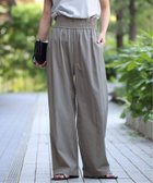 【ジャーナルスタンダード/JOURNAL STANDARD】の《追加4》【撥水/接触冷感/洗える/UVカット】リネンナイロンストレッチワイドパンツ 大人の最旬トレンドファッション＆コーディネート founy(ファウニー) ファッション Fashion レディースファッション Fashion for Women パンツ Pants & Trousers シャーリング Shirring, Ruched ストレッチ Stretch, Stretchy Fabric リネン Linen, Linen Fabric 洗える Machine Washable thumbnail グレーA|ID: prp329100004983385 ipo3291000000037331847