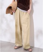 【ジャーナルスタンダード/JOURNAL STANDARD】の《追加4》【撥水/接触冷感/洗える/UVカット】リネンナイロンストレッチワイドパンツ 大人の最旬トレンドファッション＆コーディネート founy(ファウニー) ファッション Fashion レディースファッション Fashion for Women パンツ Pants & Trousers シャーリング Shirring, Ruched ストレッチ Stretch, Stretchy Fabric リネン Linen, Linen Fabric 洗える Machine Washable thumbnail ベージュ|ID: prp329100004983385 ipo3291000000037331849