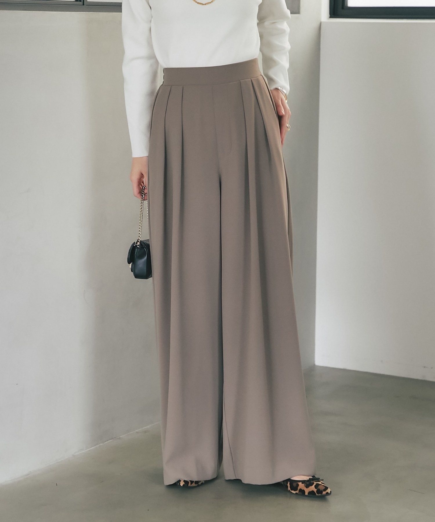 【ラブティックボンボン/La boutique BonBon】の【RISA監修・ミントグリーン追加・5サイズあり】2タックワイドパンツ インテリア・キッズ・メンズ・レディースファッション・服の通販 founy(ファウニー) 　ファッション　Fashion　レディースファッション　Fashion for Women　パンツ　Pants & Trousers　クロップド　Cropped, Short Length　とろみ　Fluid, Flowy Fabric　人気　Popular, Best Seller　ポケット　Pocket, Pocket Detail　リラックス　Relax, Relaxed Fit　おすすめ　Recommended / Our Picks　モカ|ID: prp329100004983386 ipo3291000000037331856