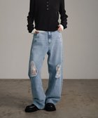 【ローリーズファーム/LOWRYS FARM】のレースデニム 大人の最旬トレンドファッション＆コーディネート founy(ファウニー) ファッション Fashion レディースファッション Fashion for Women シンプル Simple, Minimal ストレート Straight, Straight Cut ダメージ Distressed, Destroyed デニム Denim, Jeans Material ドッキング Docking, Mixed Material バランス Balance, Style Balance フェミニン Feminine, Girly ポケット Pocket, Pocket Detail レース Lace, Lace Fabric ワイド Wide, Wide Fit ヴィンテージ Vintage Style 今季 This Season, Current Season 春 Spring thumbnail ダメージレース|ID: prp329100004983391 ipo3291000000037331880