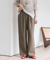 【アーバンリサーチ ドアーズ/URBAN RESEARCH DOORS】のリネンイージーパンツ 大人の最旬トレンドファッション＆コーディネート founy(ファウニー) ファッション Fashion レディースファッション Fashion for Women パンツ Pants & Trousers 2026年 2026 2026春夏・S/S Spring/Summer 2026 SS26 サンダル Sandals, Summer Shoes ジャケット Jacket, Outerwear ストレート Straight, Straight Cut ノースリーブ Sleeveless, No-Sleeve フラット Flat, Flat Shoes リネン Linen, Linen Fabric ワイド Wide, Wide Fit エレガント 上品 Elegant 夏 Summer S/S・春夏 SS, Spring/Summer, Warm Season |ID:prp329100004983393