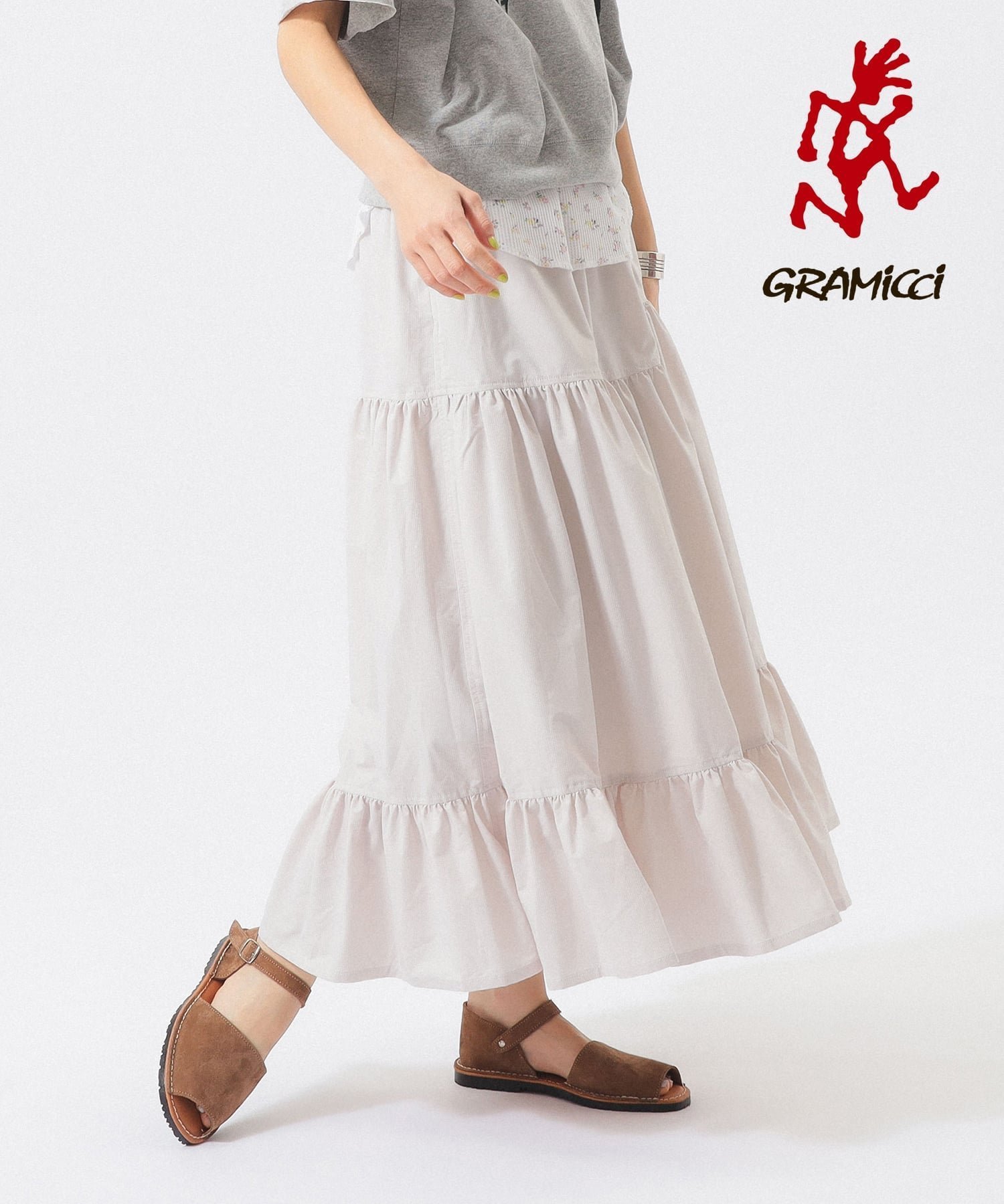 【ビームス ウイメン/BEAMS】の【別注】Gramicci / パネル スカート インテリア・キッズ・メンズ・レディースファッション・服の通販 founy(ファウニー) 　ファッション　Fashion　レディースファッション　Fashion for Women　スカート　Skirts　アウトドア　Outdoor Clothing　カリフォルニア　California, Cali Style　軽量　Lightweight, Ultra Light　サンダル　Sandals, Summer Shoes　シンプル　Simple, Minimal　スウェット / スエット　Sweatshirt, Sweatwear　スニーカー　Sneakers, Trainers　スポーツ　Sports, Activewear　別注　Limited Edition, Custom Order　ミックス　Mix, Mixed Style　ECRU|ID: prp329100004983398 ipo3291000000037331923