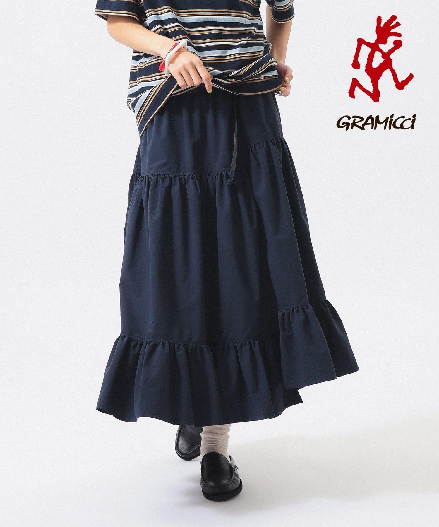 【ビームス ウイメン/BEAMS】の【別注】Gramicci / パネル スカート インテリア・キッズ・メンズ・レディースファッション・服の通販 founy(ファウニー) 　ファッション　Fashion　レディースファッション　Fashion for Women　スカート　Skirts　アウトドア　Outdoor Clothing　カリフォルニア　California, Cali Style　軽量　Lightweight, Ultra Light　サンダル　Sandals, Summer Shoes　シンプル　Simple, Minimal　スウェット / スエット　Sweatshirt, Sweatwear　スニーカー　Sneakers, Trainers　スポーツ　Sports, Activewear　別注　Limited Edition, Custom Order　ミックス　Mix, Mixed Style　NAVY|ID: prp329100004983398 ipo3291000000037331924