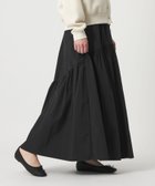 【ユナイテッドアローズ/UNITED ARROWS】のドロスト ティアードスカート A DAY IN THE LIFE 大人の最旬トレンドファッション＆コーディネート founy(ファウニー) ファッション Fashion レディースファッション Fashion for Women スカート Skirts ティアードスカート Tiered Skirts ショート Short, Short Length スウェット / スエット Sweatshirt, Sweatwear スニーカー Sneakers, Trainers ティアードスカート Tiered Skirt, Flounced Skirt トレンド Trend, Trending Now ドット Polka Dot, Dot Pattern バランス Balance, Style Balance アウトレット Outlet / Clearance おすすめ Recommended / Our Picks ビジネス 仕事 通勤 Business / Work / Commuting thumbnail BLACK|ID: prp329100004983407 ipo3291000000037331962