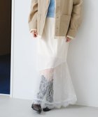 【パルグループ/PAL GROUP】の【Kastane】サテンレースアシメスカート 大人の最旬トレンドファッション＆コーディネート founy(ファウニー) ファッション Fashion レディースファッション Fashion for Women スカート Skirts 2026年 2026 2026春夏・S/S Spring/Summer 2026 SS26 なめらか Smooth, Silky Texture サテン Satin, Glossy Fabric シンプル Simple, Minimal ドッキング Docking, Mixed Material フェミニン Feminine, Girly レース Lace, Lace Fabric エレガント 上品 Elegant thumbnail アイボリー|ID: prp329100004983432 ipo3291000000037332081