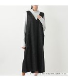 【レリアンプラスハウス/Leilian PLUS HOUSE】のジャンパースカート【L JEANS】 大人の最旬トレンドファッション＆コーディネート founy(ファウニー) ファッション Fashion レディースファッション Fashion for Women スカート Skirts インナー Innerwear ウォッシャブル Machine Washable シンプル Simple, Minimal ストレート Straight, Straight Cut デニム Denim, Jeans Material ポケット Pocket, Pocket Detail ロング Long, Long-Length 秋 Autumn thumbnail チャコールグレー|ID: prp329100004983440 ipo3291000000037332109