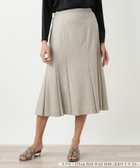 【レリアンプラスハウス/Leilian PLUS HOUSE】のフレアスカート 大人の最旬トレンドファッション＆コーディネート founy(ファウニー) ファッション Fashion レディースファッション Fashion for Women スカート Skirts Aライン・フレアスカート A-Line & Flared Skirts ドレープ Drape, Draping Fabric フォーマル Formal, Dressy フレア Flare, Flared ポケット Pocket, Pocket Detail リラックス Relax, Relaxed Fit エレガント 上品 Elegant 無地 Plain, Solid Color 秋 Autumn thumbnail ベージュ|ID: prp329100004983442 ipo3291000000037332116
