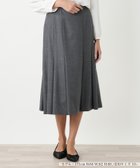 【レリアンプラスハウス/Leilian PLUS HOUSE】のフレアスカート 大人の最旬トレンドファッション＆コーディネート founy(ファウニー) ファッション Fashion レディースファッション Fashion for Women スカート Skirts Aライン・フレアスカート A-Line & Flared Skirts ドレープ Drape, Draping Fabric フォーマル Formal, Dressy フレア Flare, Flared ポケット Pocket, Pocket Detail リラックス Relax, Relaxed Fit エレガント 上品 Elegant 無地 Plain, Solid Color 秋 Autumn thumbnail アッシュグレー|ID: prp329100004983442 ipo3291000000037332117