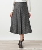 【レリアン/LEILIAN】のチェックフレアスカート【BOTTO GIUSEPPE】 ダークブラウン系|ID: prp329100004983452 ipo3291000000037332143