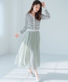 【ミッシュマッシュ/MISCH MASCH】のピンタックフレアスカート/MM517216 大人の最旬トレンドファッション＆コーディネート founy(ファウニー) ファッション Fashion レディースファッション Fashion for Women スカート Skirts Aライン・フレアスカート A-Line & Flared Skirts エアリー Airy Texture フレア Flare, Flared ポケット Pocket, Pocket Detail エレガント 上品 Elegant thumbnail グリーン|ID: prp329100004983473 ipo3291000000037332202