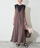 【スローブ イエナ/SLOBE IENA】のフィブリルバイアスワンピース 大人の最旬トレンドファッション＆コーディネート founy(ファウニー) ファッション Fashion レディースファッション Fashion for Women ワンピース Dresses 2026年 2026 2026春夏・S/S Spring/Summer 2026 SS26 なめらか Smooth, Silky Texture タンク Tank Top, Sleeveless Top バイアス Bias, Diagonal Cut バランス Balance, Style Balance リゾート Resort, Vacation Style エレガント 上品 Elegant thumbnail ブラウン|ID: prp329100004983486 ipo3291000000037332246