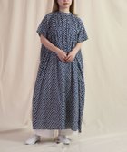 【ドミンゴ/DOMINGO】のインドプリント(チェック) フロンセワンピース ブルー系その他|ID: prp329100004983494 ipo3291000000037332278
