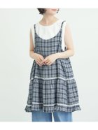 【サマンサモスモス/Samansa Mos2】の《新色追加》はしごレースティアードキャミチュニック 大人の最旬トレンドファッション＆コーディネート founy(ファウニー) ファッション Fashion レディースファッション Fashion for Women トップス・カットソー Cut & Sew Tops キャミソール&ノースリーブ Camisoles & Sleeveless Tops インナー Innerwear スラックス Slacks, Dress Pants チェック Check, Plaid, Tartan デニム Denim, Jeans Material バランス Balance, Style Balance レース Lace, Lace Fabric thumbnail ネイビー|ID: prp329100004983504 ipo3291000000037332321