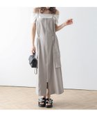 【ラジュール/Lajour】のフロントジップキャミソールワンピース グレージュ|ID: prp329100004983505 ipo3291000000037332330