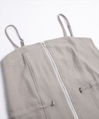 【ラジュール/Lajour】のフロントジップキャミソールワンピース ベージュ|ID: prp329100004983505 ipo3291000000037332331