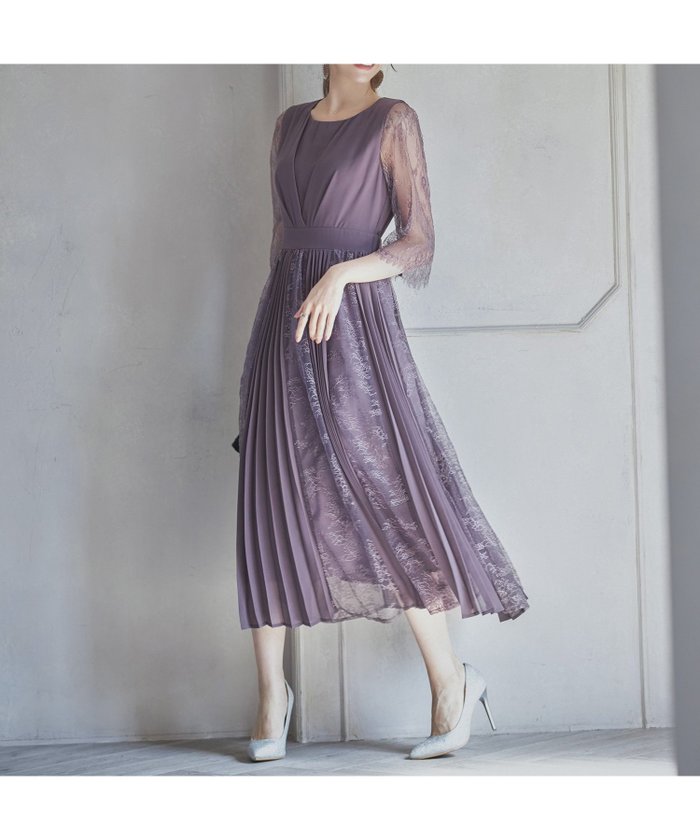 【ドレス/DRESS+】のレースシフォンドッキングワンピース パーティードレス インテリア・キッズ・メンズ・レディースファッション・服の通販 founy(ファウニー) https://founy.com/ ファッション Fashion レディースファッション Fashion for Women ワンピース Dresses フォーマル・パーティードレス・結婚式用ドレス Elegant & Casual Dresses アクセサリー Fashion Accessories オケージョン Occasion Wear シフォン Chiffon, Lightweight Fabric シンプル Simple, Minimal トレンド Trend, Trending Now ドッキング Docking, Mixed Material ドレス Dress, One-Piece バランス Balance, Style Balance パープル Purple, Violet フォーマル Formal, Dressy ラウンド Round, Round Neck ラグジュアリー Luxury, Elegant レース Lace, Lace Fabric セレモニー Ceremony 入学式 Entrance Ceremony 卒業式 Graduation Ceremony 結婚式 Wedding 披露宴 Wedding Reception 二次会 After Party |ID: prp329100004983506 ipo3291000000037332332