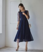 【ドレス/DRESS+】のレースシフォンドッキングワンピース パーティードレス ネイビー|ID: prp329100004983506 ipo3291000000037332335