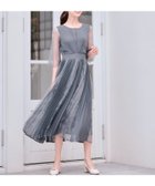 【ドレス/DRESS+】のレースシフォンドッキングワンピース パーティードレス チャコールグレー|ID: prp329100004983506 ipo3291000000037332337