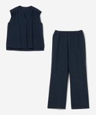 【ユナイテッドアローズ/UNITED ARROWS】のキーネックブラウス+ワイドパンツ -ウォッシャブル- A DAY IN THE LIFE 大人の最旬トレンドファッション＆コーディネート founy(ファウニー) ファッション Fashion レディースファッション Fashion for Women パンツ Pants & Trousers ウォッシャブル Machine Washable ギャザー Gathered, Ruffled 切替 Switching, Contrast Panel ストラップサンダル Strappy Sandals, Strap Sandals スニーカー Sneakers, Trainers セットアップ Set-Up, Coordinated Outfit センター Center, Center Line ノースリーブ Sleeveless, No-Sleeve リネン Linen, Linen Fabric ワイド Wide, Wide Fit アウトレット Outlet / Clearance おすすめ Recommended / Our Picks 夏 Summer ビジネス 仕事 通勤 Business / Work / Commuting thumbnail NAVY|ID: prp329100004983509 ipo3291000000037332356