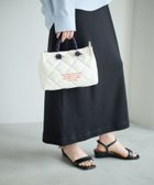 【ベイフロー/BAYFLOW】の軽量キルト素材 刺繍ロゴキルトショルダー 大人の最旬トレンドファッション＆コーディネート founy(ファウニー) ファッション Fashion レディースファッション Fashion for Women おすすめ Recommended / Our Picks キルティング Quilted, Quilting キルト Quilt, Quilted Fabric フロント Front, Front Design リラックス Relax, Relaxed Fit 軽量 Lightweight, Ultra Light thumbnail オフホワイト11|ID: prp329100004983520 ipo3291000000037332420