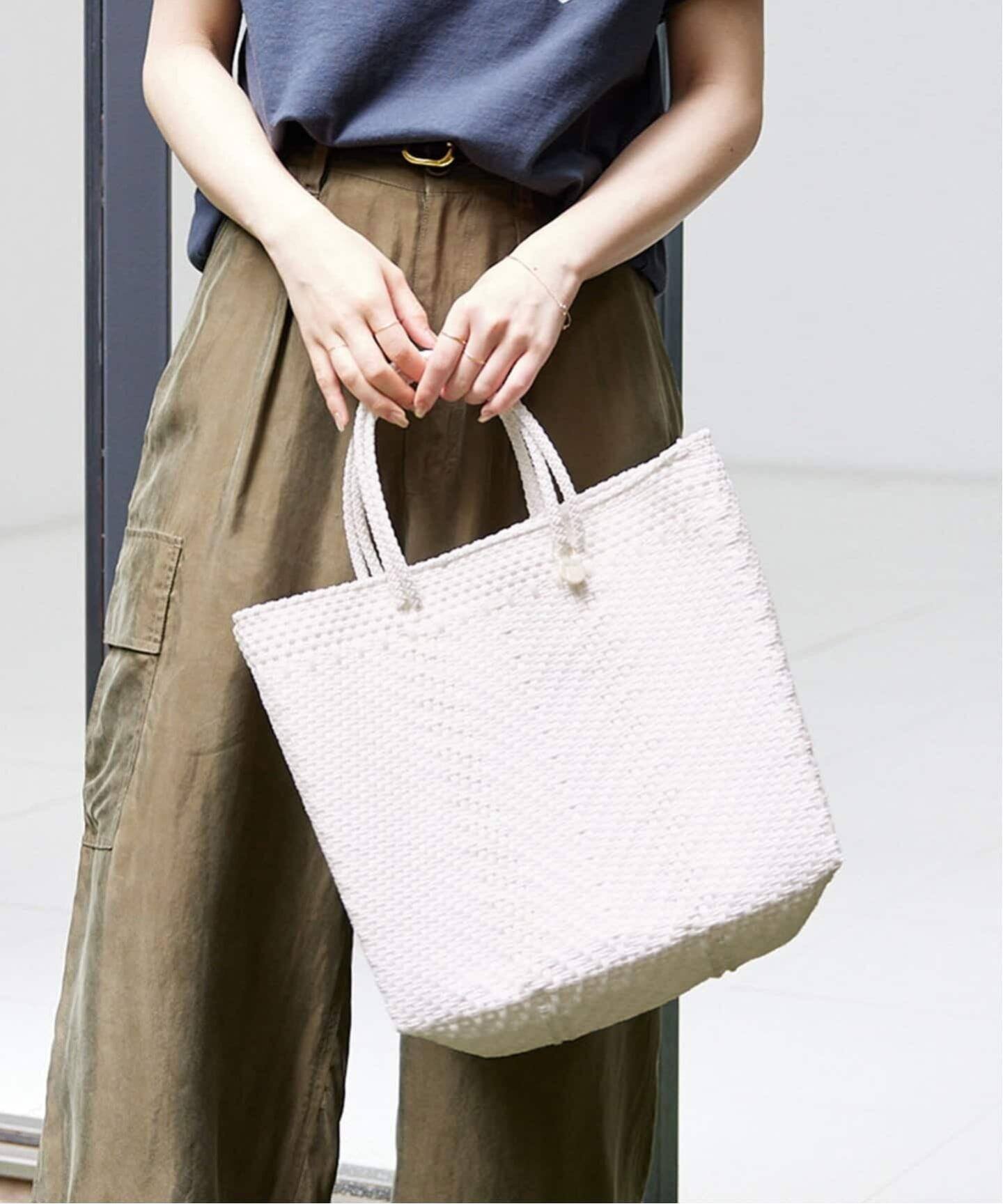 【スローブ イエナ/SLOBE IENA】の《追加 》LETRA/レトラ メルカドバッグ S SIZE インテリア・キッズ・メンズ・レディースファッション・服の通販 founy(ファウニー) 　ファッション　Fashion　レディースファッション　Fashion for Women　ホワイト|ID: prp329100004983531 ipo3291000000037332485