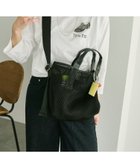 【イア パピヨネ/ear PAPILLONNER】の【ouchi/ほし企画】ダイヤメッシュ2WAYトートバッグS 大人の最旬トレンドファッション＆コーディネート founy(ファウニー) ファッション Fashion レディースファッション Fashion for Women バッグ Bags 今季 This Season, Current Season 傘 Umbrella, Parasol 軽量 Lightweight, Ultra Light チャーム Charm, Pendant パイピング Piping, Trim Design ポケット Pocket, Pocket Detail マグネット Magnet, Magnetic Closure メッシュ Mesh, Net Fabric 夏 Summer ビジネス 仕事 通勤 Business / Work / Commuting thumbnail ブラック|ID: prp329100004983532 ipo3291000000037332490