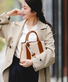 【ロデスコ/RODE SKO / URBAN RESEARCH】の『Mサイズ』ロゴリボン付2WAYハンドバッグ 大人の最旬トレンドファッション＆コーディネート founy(ファウニー) ファッション Fashion レディースファッション Fashion for Women バッグ Bags 2025年 2025 2025-2026秋冬・A/W Autumn/Winter 2025–26 AW25–26 冬 Winter / This Winter おすすめ Recommended / Our Picks キャンバス Canvas, Canvas Fabric ジャケット Jacket, Outerwear デニム Denim, Jeans Material プリント Print, Printed Pattern リボン Ribbon, Bow ビジネス 仕事 通勤 Business / Work / Commuting A/W・秋冬 Autumn/Winter thumbnail OFFxCML|ID: prp329100004983540 ipo3291000000037332523