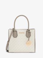 【マイケルコース/MICHAEL KORS】のMERCER ショッパートート クロスボディ ミディアム - MKシグネチャー マイケルコース 大人の最旬トレンドファッション＆コーディネート founy(ファウニー) ファッション Fashion レディースファッション Fashion for Women バッグ Bags コレクション Collection, Seasonal Line ショルダー Shoulder, Shoulder Strap ドロップ Drop Shoulder, Dropped Style ラグジュアリー Luxury, Elegant thumbnail WHITE|ID: prp329100004983541 ipo3291000000037332529