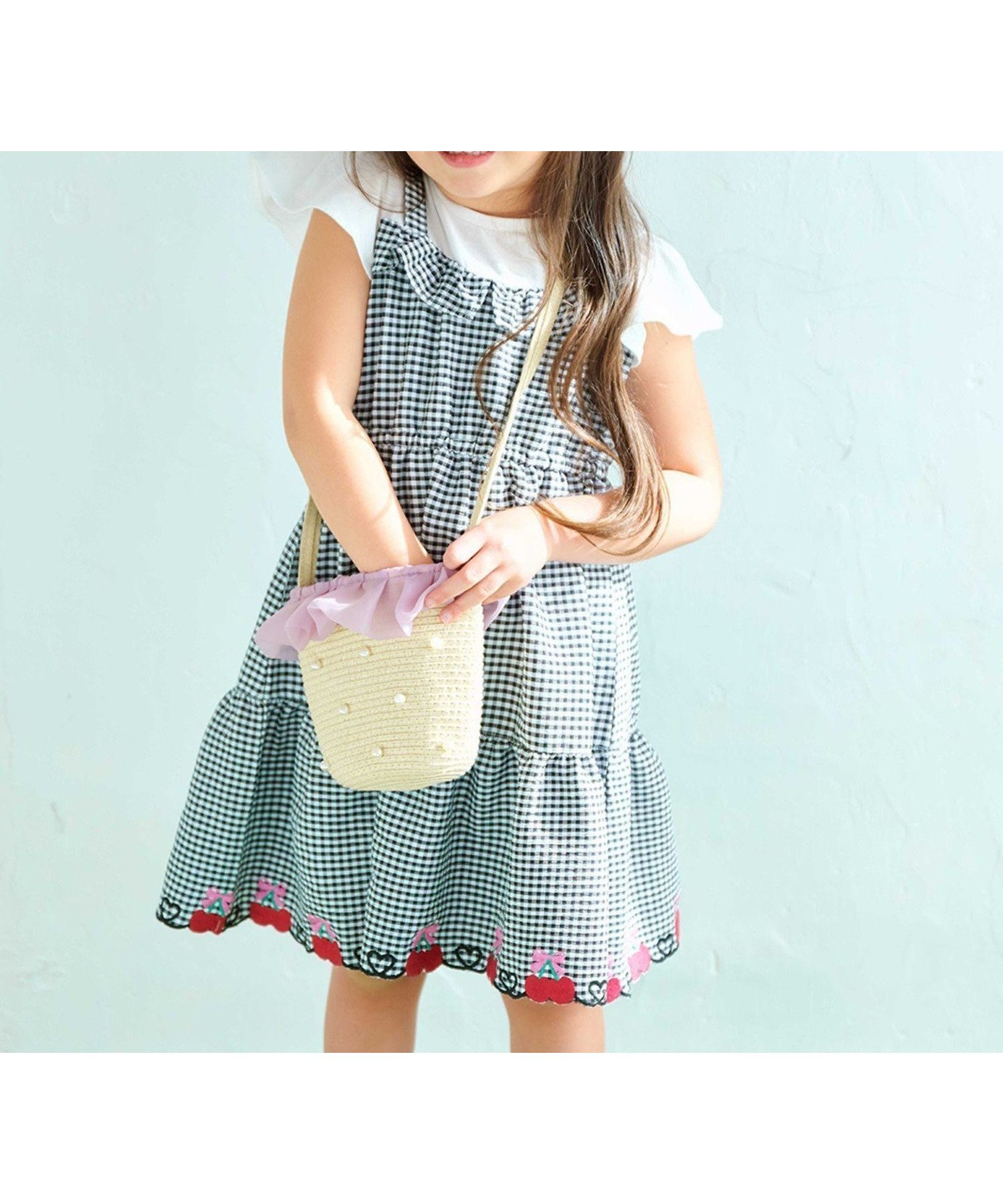 【エニー/ANY / KIDS】のギンガム ドッキングワンピース 大人の最旬トレンドファッション＆コーディネート founy(ファウニー) 　ファッション　Fashion　キッズファッション　Fashion for Kids　ワンピース　Dresses　ギンガム　Gingham, Gingham Fabric　サッカー　Seersucker, Summer Fabric　チェック　Check, Plaid, Tartan　チェリー　Cherry, Cherry Pattern　ドッキング　Docking, Mixed Material　ポケット　Pocket, Pocket Detail　 other-1|ID: prp329100004983586 ipo3291000000037332774