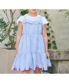 【エニー/ANY / KIDS】のギンガム ドッキングワンピース 大人の最旬トレンドファッション＆コーディネート founy(ファウニー) ファッション Fashion キッズファッション Fashion for Kids ワンピース Dresses ギンガム Gingham, Gingham Fabric サッカー Seersucker, Summer Fabric チェック Check, Plaid, Tartan チェリー Cherry, Cherry Pattern ドッキング Docking, Mixed Material ポケット Pocket, Pocket Detail thumbnail サックスブルー系[375]|ID: prp329100004983586 ipo3291000000037332776