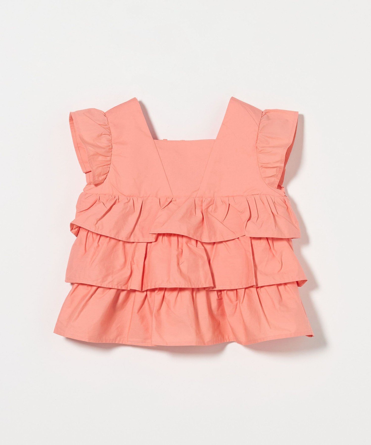 【ユナイテッドアローズ/UNITED ARROWS / KIDS】のティアードチュニック / キッズ 100cm-130cm インテリア・キッズ・メンズ・レディースファッション・服の通販 founy(ファウニー) 　ファッション　Fashion　キッズファッション　Fashion for Kids　サンダル　Sandals, Summer Shoes　スニーカー　Sneakers, Trainers　ティアード　Tiered, Tiered Style　デニム　Denim, Jeans Material　フリル　Frill, Ruffle　アウトレット　Outlet / Clearance　夏　Summer　SHERBET|ID: prp329100004983591 ipo3291000000037332822