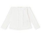 【ナルミヤ オンライン/NARUMIYA ONELINE / KIDS】の【リンク】レースフリルテレコ長袖Tシャツ 大人の最旬トレンドファッション＆コーディネート founy(ファウニー) ファッション Fashion キッズファッション Fashion for Kids シンプル Simple, Minimal テレコ Ribbed, Rib Stitch フィット Fit, Slim Fit フリル Frill, Ruffle ポケット Pocket, Pocket Detail レース Lace, Lace Fabric 長袖 Long Sleeve, Full Sleeve thumbnail オフ ホワイト|ID: prp329100004983592 ipo3291000000037332825
